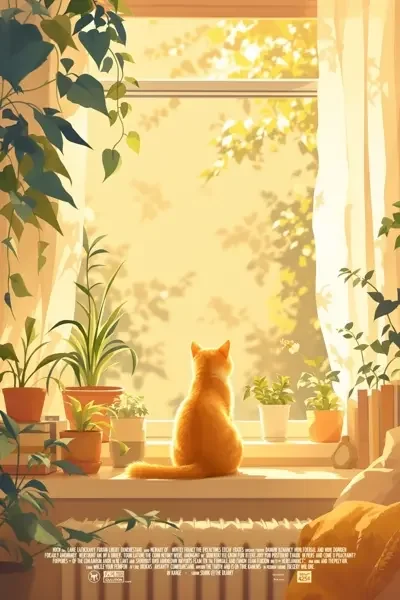 窗外的猫 电影高清海报