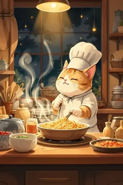 深夜食堂喵 动漫高清海报