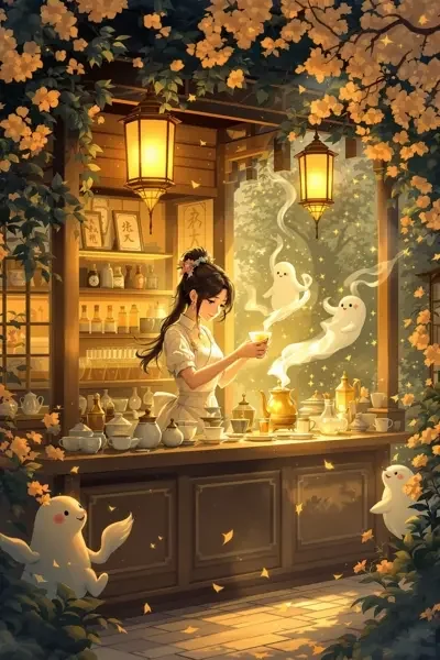 茶屋的约定 动漫高清海报