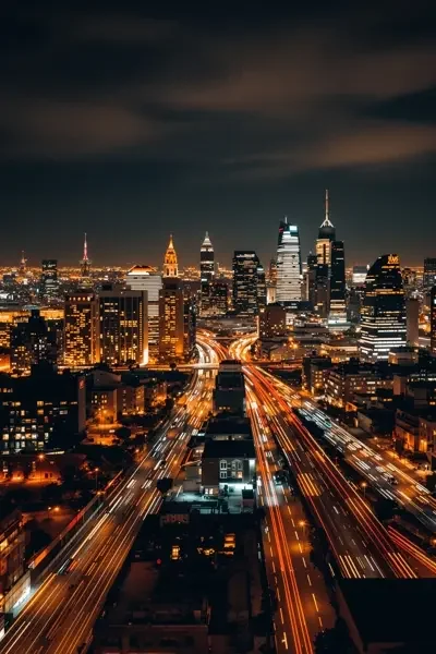 城市夜空 · 延时摄影 高清高清海报
