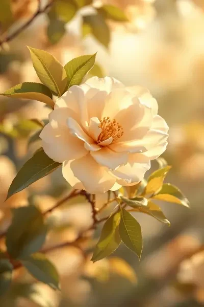 山茶花开时 · 4K 高清高清海报